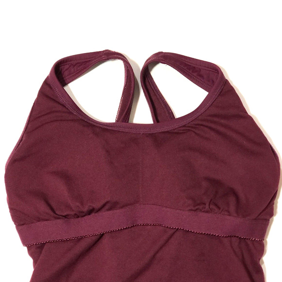 Bebe Lace Back Rhinestone Swimsuit Small Burgundry Wine Red Crystal Y2K Retro - Picture 7 of 12